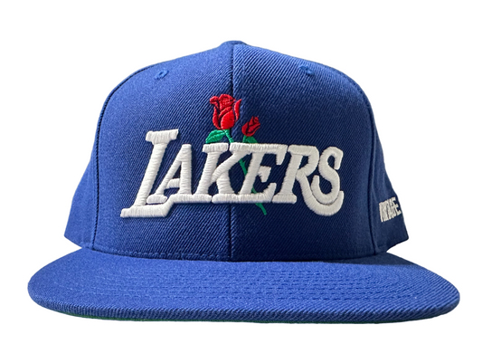 Lakers Rose Snapback (Blue)